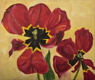 To tulipaner, 61x51